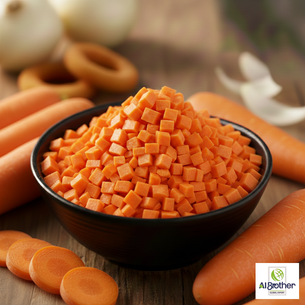 Carrot Cubes (Dehydrated) - Vegetables